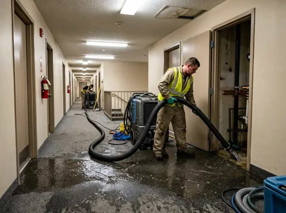 multi-unit-apartment-hallway-f-005 — frequently asked questions, Emergency Burst Pipe Water Extraction & Removal in Mount Pl…